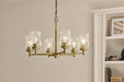 Myhouse Lighting Kichler - 52616NBR - Six Light Chandelier - Winslow - Natural Brass