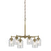 Myhouse Lighting Kichler - 52616NBR - Six Light Chandelier - Winslow - Natural Brass