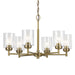 Myhouse Lighting Kichler - 52616NBR - Six Light Chandelier - Winslow - Natural Brass