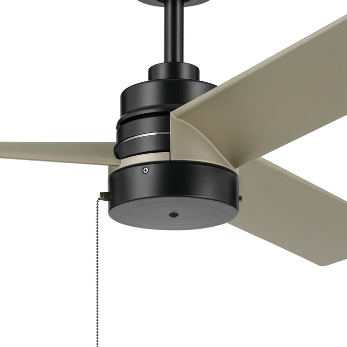 Myhouse Lighting Kichler - 300375SBK - 52"Ceiling Fan - Spyn Lite - Satin Black