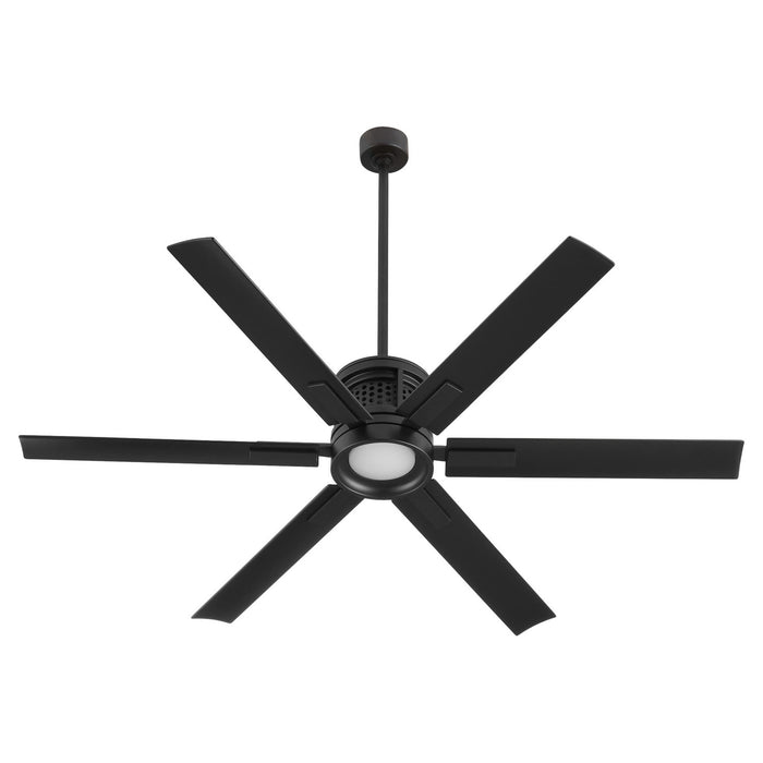 Myhouse Lighting Quorum - 10656-59 - 65" Patio Fan - Zeus - Matte Black