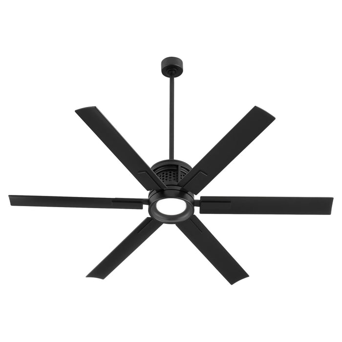 Myhouse Lighting Quorum - 10656-59 - 65" Patio Fan - Zeus - Matte Black