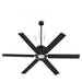 Myhouse Lighting Quorum - 10656-59 - 65" Patio Fan - Zeus - Matte Black