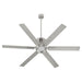 Myhouse Lighting Quorum - 10656-65 - 65" Patio Fan - Zeus - Satin Nickel