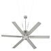 Myhouse Lighting Quorum - 10656-65 - 65" Patio Fan - Zeus - Satin Nickel