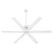 Myhouse Lighting Quorum - 10656-8 - 65" Patio Fan - Zeus - Studio White