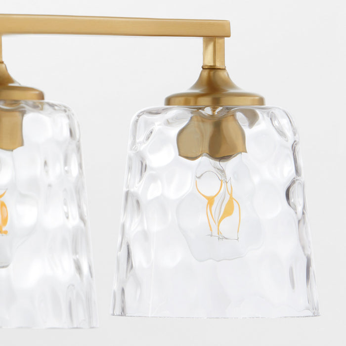 Myhouse Lighting Quorum - 5005-3-180 - Three Light Vanity - Eldorado - Aged Brass