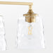 Myhouse Lighting Quorum - 5005-4-180 - Four Light Vanity - Eldorado - Aged Brass