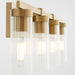 Myhouse Lighting Quorum - 533-4-80 - Four Light Vanity - Kilbey - Aged Brass