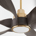 Myhouse Lighting Quorum - 55606-80 - 60" Patio Fan - Kimbo - Aged Brass