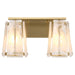 Myhouse Lighting Quorum - 5575-2-80 - Two Light Vanity - Prestige - Aged Brass