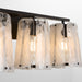 Myhouse Lighting Quorum - 5575-3-59 - Three Light Vanity - Prestige - Matte Black