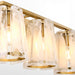 Myhouse Lighting Quorum - 5575-3-80 - Three Light Vanity - Prestige - Aged Brass