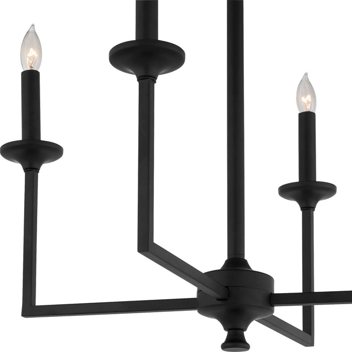 Myhouse Lighting Quorum - 6005-4-59 - Four Light Chandelier - Eldorado - Matte Black