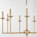 Myhouse Lighting Quorum - 6005-9-80 - Nine Light Chandelier - Eldorado - Aged Brass