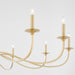 Myhouse Lighting Quorum - 6021-10-80 - Ten Light Chandelier - Maryse - Aged Brass