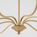 Myhouse Lighting Quorum - 6021-6-80 - Six Light Chandelier - Maryse - Aged Brass