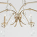 Myhouse Lighting Quorum - 603-6-60 - Six Light Chandelier - Lorelei - Aged Silver Leaf
