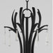 Myhouse Lighting Quorum - 620-8-59 - Eight Light Chandelier - Majesty - Matte Black