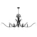 Myhouse Lighting Quorum - 621-8-59 - Eight Light Chandelier - Majesty - Matte Black