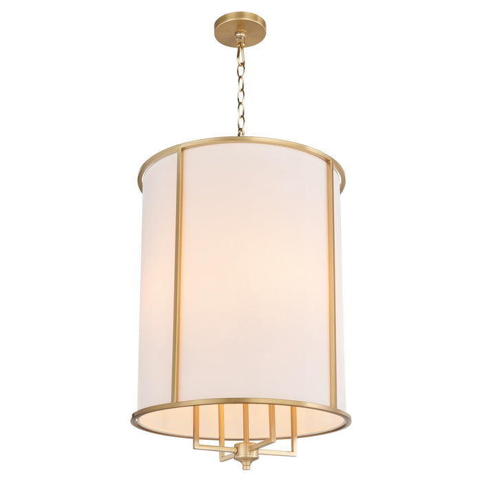 Myhouse Lighting Quorum - 6705-4-80 - Four Light Entry - Eldorado - Aged Brass