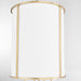 Myhouse Lighting Quorum - 6705-4-80 - Four Light Entry - Eldorado - Aged Brass