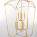 Myhouse Lighting Quorum - 6812-9-74 - Nine Light Entry - Mantle - Gold Leaf