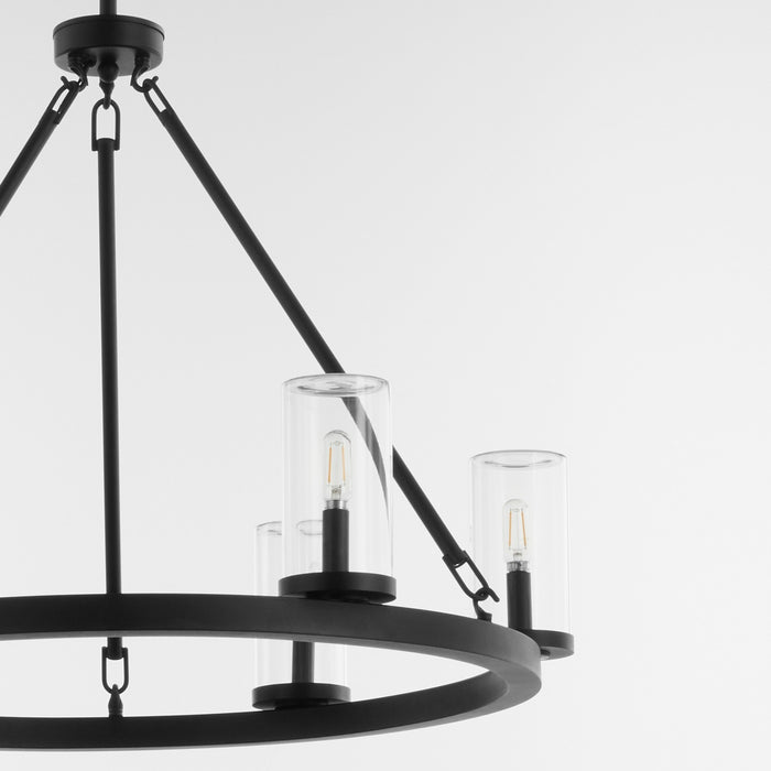 Myhouse Lighting Quorum - 70-6-59 - Six Light Chandelier - Gentry - Matte Black