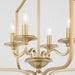 Myhouse Lighting Quorum - 8021-4-80 - Four Light Entry - Maryse - Aged Brass