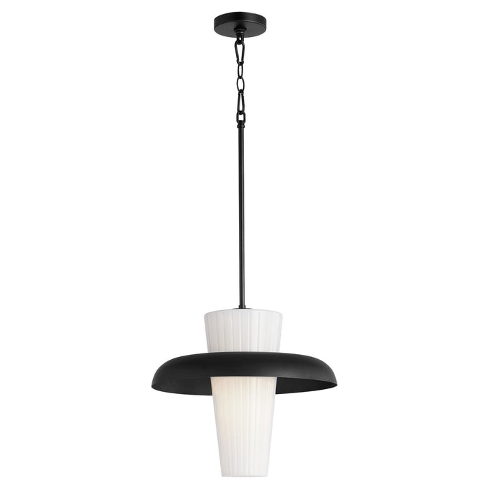 Myhouse Lighting Quorum - 8227-16-59 - One Light Pendant - Mallory - Matte Black