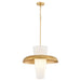 Myhouse Lighting Quorum - 8227-16-80 - One Light Pendant - Mallory - Aged Brass