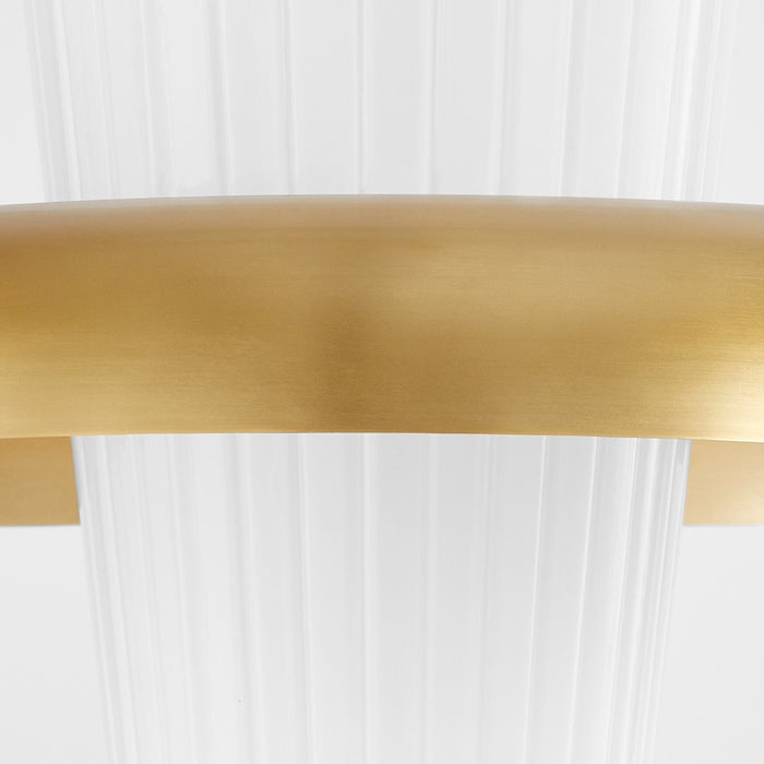 Myhouse Lighting Quorum - 8227-16-80 - One Light Pendant - Mallory - Aged Brass