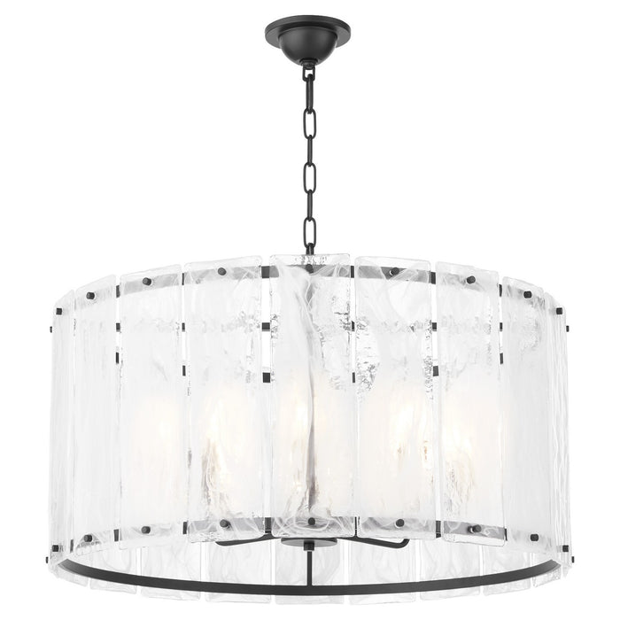 Myhouse Lighting Quorum - 8575-8-59 - Eight Light Pendant - Prestige - Matte Black