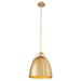 Myhouse Lighting Quorum - 860-1-80 - One Light Pendant - Jamie - Aged Brass