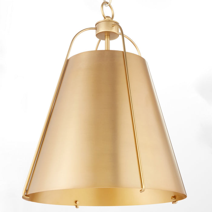 Myhouse Lighting Quorum - 861-1-80 - One Light Pendant - Jamie - Aged Brass