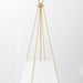 Myhouse Lighting Quorum - 862-1-0880 - One Light Pendant - Denise - Studio White w/ Aged Brass