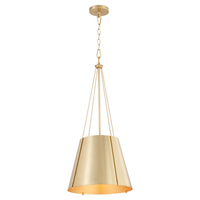 Myhouse Lighting Quorum - 862-1-80 - One Light Pendant - Denise - Aged Brass