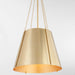 Myhouse Lighting Quorum - 862-1-80 - One Light Pendant - Denise - Aged Brass