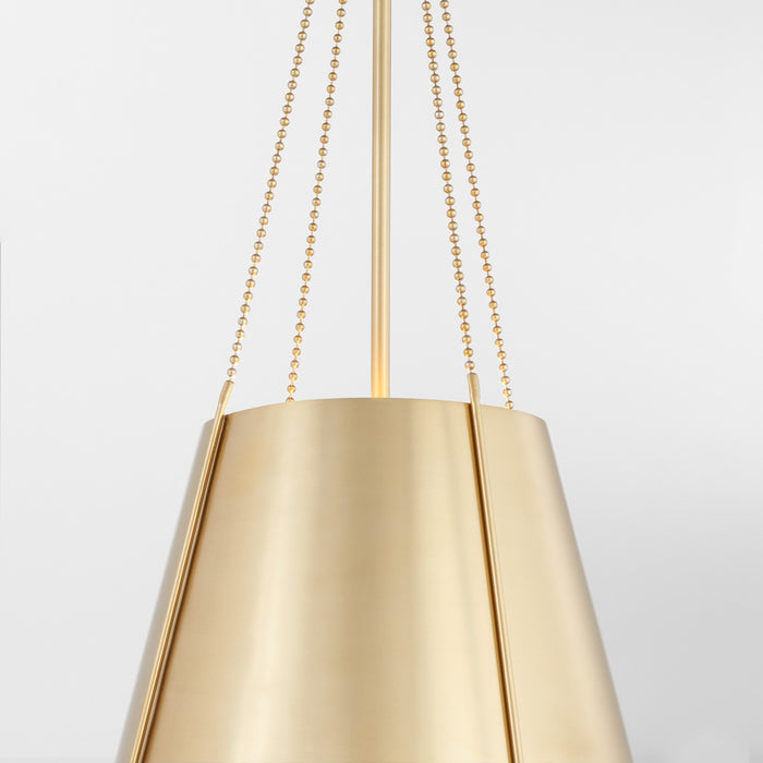 Myhouse Lighting Quorum - 862-1-80 - One Light Pendant - Denise - Aged Brass