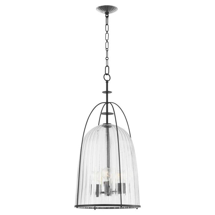 Myhouse Lighting Quorum - 864-3-59 - Three Light Pendant - Alice - Matte Black