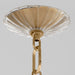 Myhouse Lighting Quorum - 864-3-80 - Three Light Pendant - Alice - Aged Brass