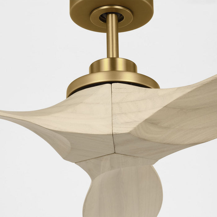 Myhouse Lighting Visual Comfort Fan - 3CLNSM52BBSWWO - 52"Ceiling Fan - Collins - Burnished Brass
