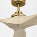 Myhouse Lighting Visual Comfort Fan - 3CLNSM60BBSWWO - 60"Ceiling Fan - Collins - Burnished Brass