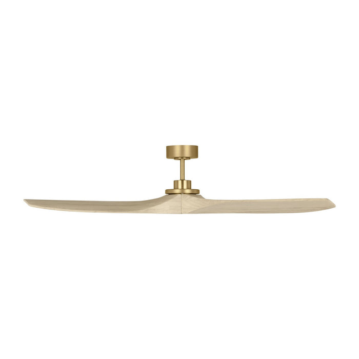 Myhouse Lighting Visual Comfort Fan - 3CLNSM60BBSWWO - 60"Ceiling Fan - Collins - Burnished Brass