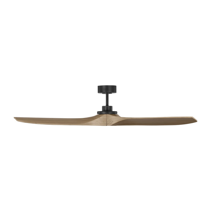 Myhouse Lighting Visual Comfort Fan - 3CLNSM60MBKNH - 60"Ceiling Fan - Collins - Midnight Black