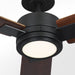 Myhouse Lighting Visual Comfort Fan - 3HASM56MBKD - 56"Ceiling Fan - Harris - Midnight Black