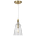 Myhouse Lighting Generation Lighting. - P1449SB - One Light Mini Pendant - Loras - Satin Brass