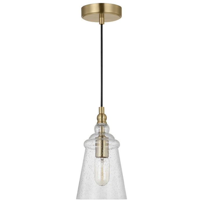 Myhouse Lighting Generation Lighting. - P1449SB - One Light Mini Pendant - Loras - Satin Brass