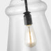 Myhouse Lighting Generation Lighting. - P1459MBK - One Light Pendant - Loras - Midnight Black