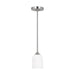 Myhouse Lighting Generation Lighting. - GLP1021BS - One Light Mini Pendant - Emile - Brushed Steel